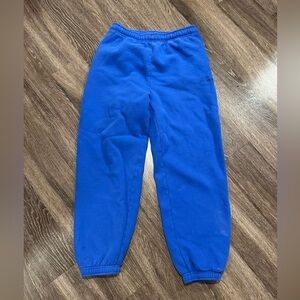 💙 Aritzia Sweatfleece Jazz Blue Joggers Mega Fit M 💙
